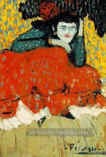 Danseuse espagnole 1901 cubisme Pablo Picasso Peintures à l'huile